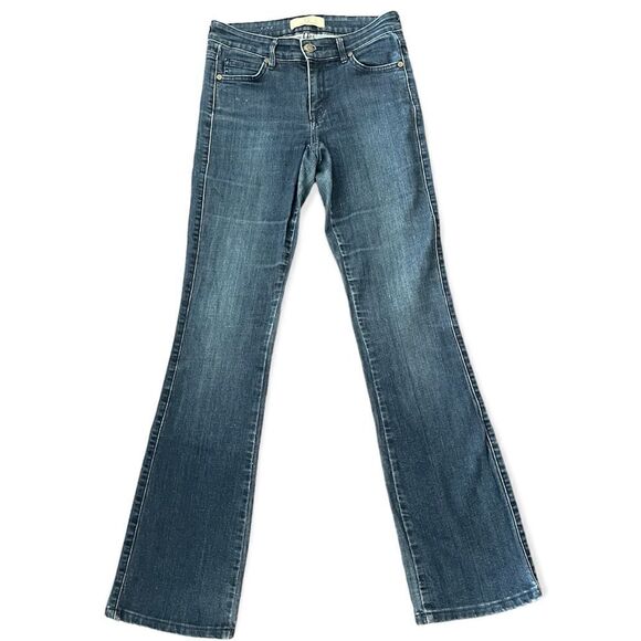 CJ by Cookie Johnson Princeville Dark Wash Mid Rise Straight Leg Denim Jeans 25 - Picture 1 of 16